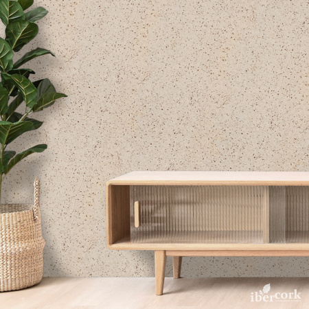 Пробковое настенное покрытие в пластинах EasyCork Уэльва бланко